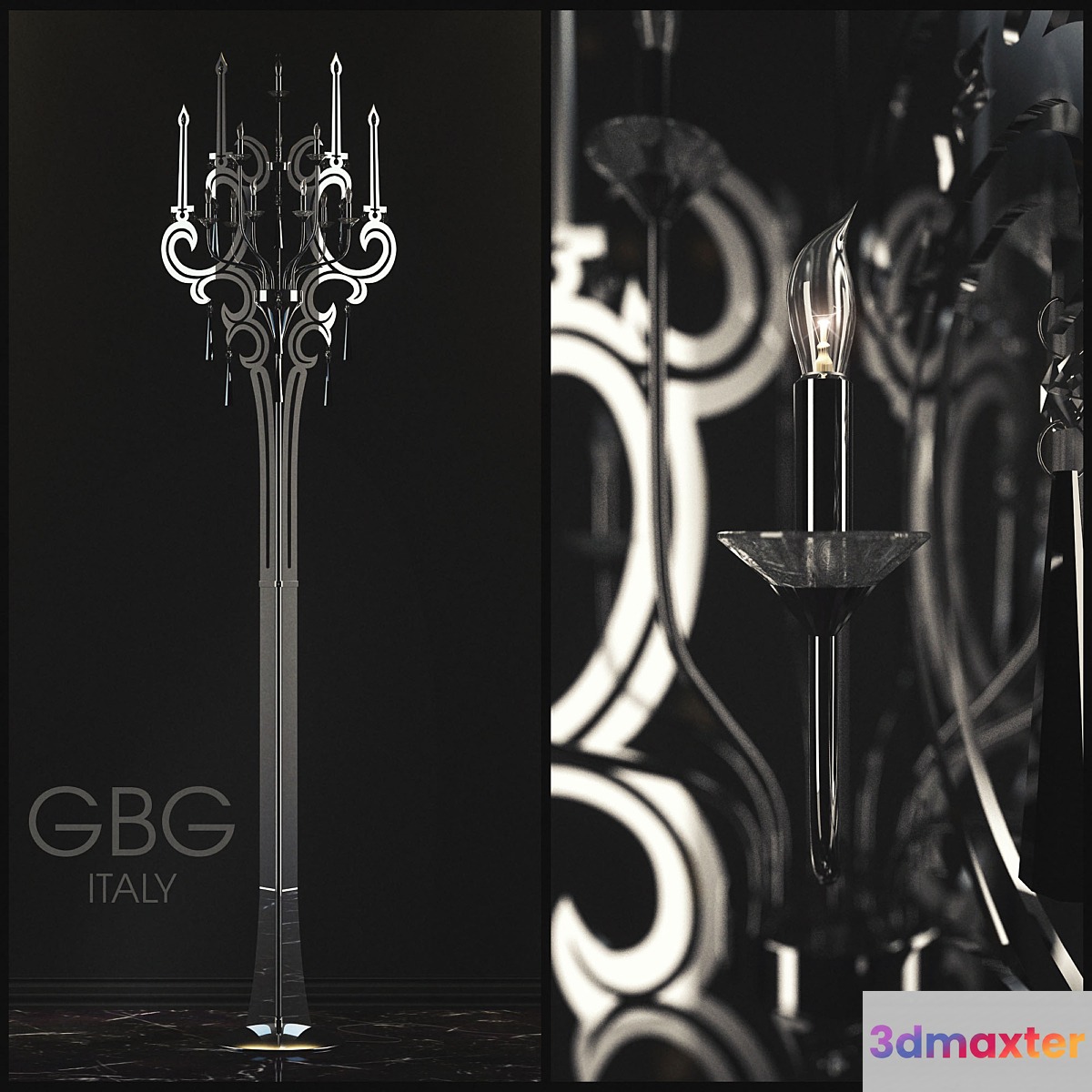 GBG Floor Lamp 3D Max