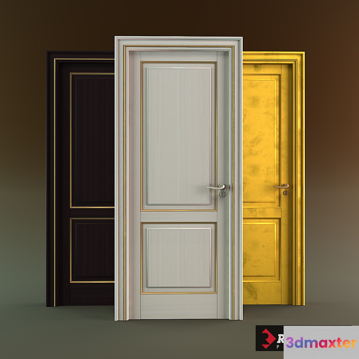 Doors Romagnoli New Classic NW2B 3D Max