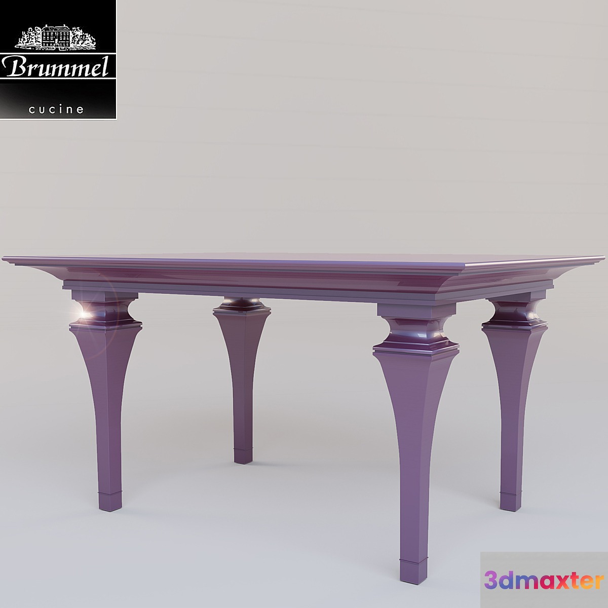dining table Brummel Luxury 3D Max