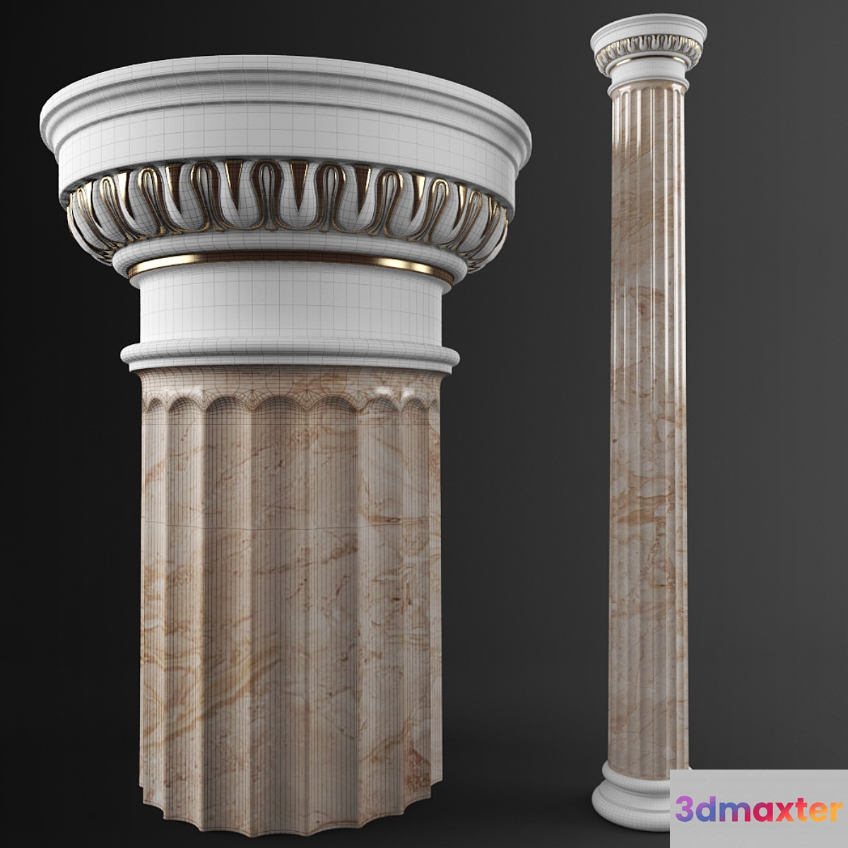 Column - No.2 3D Max