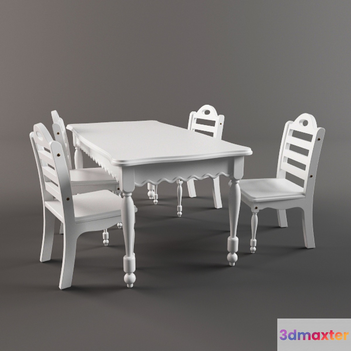 Stolk and chairs in the nursery