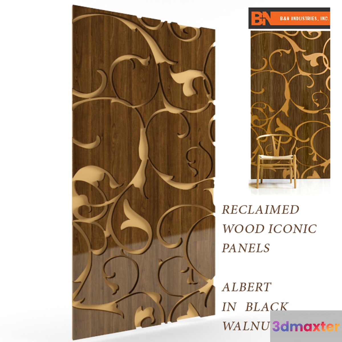 ICONIC PANEL 3D Max