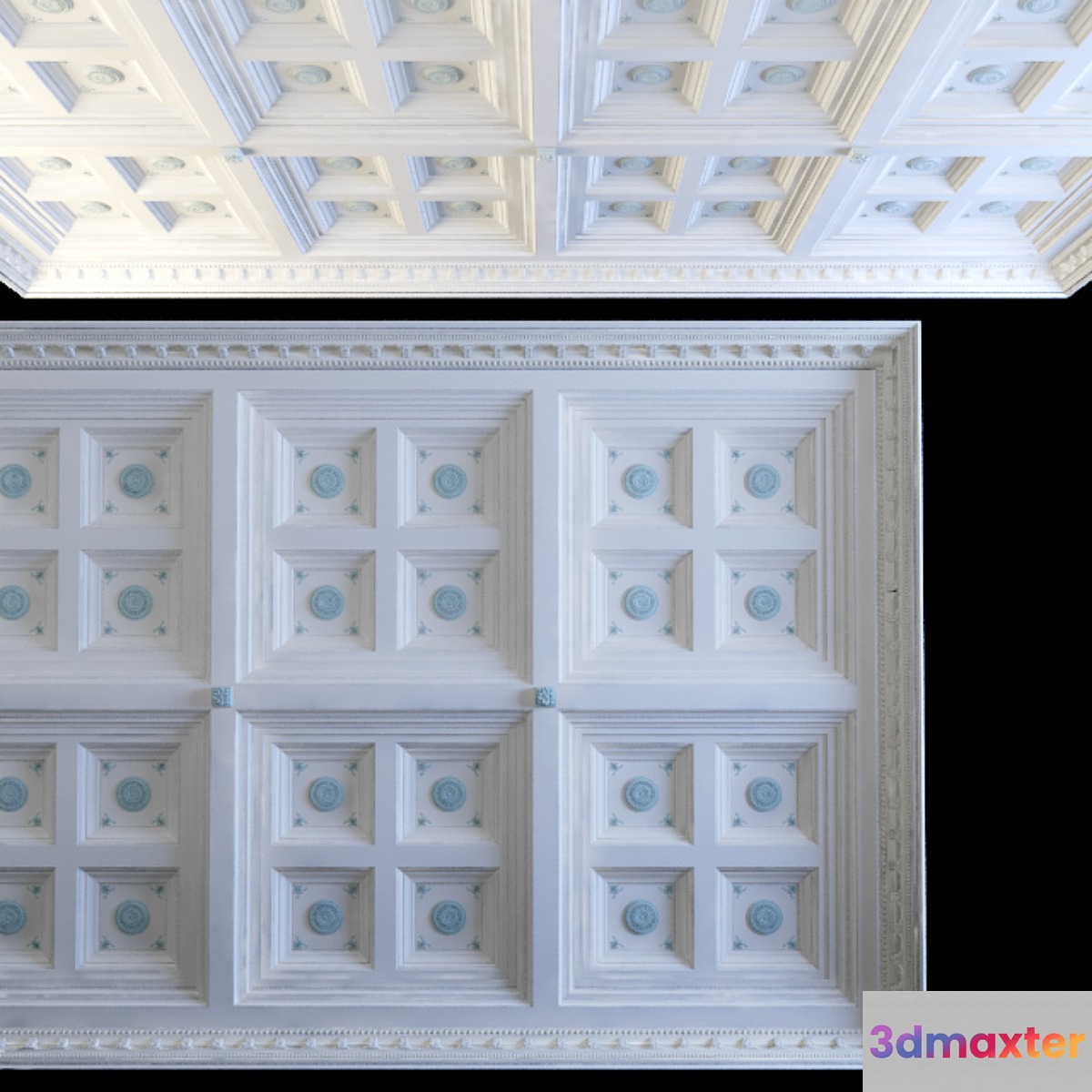 Coffered ceiling