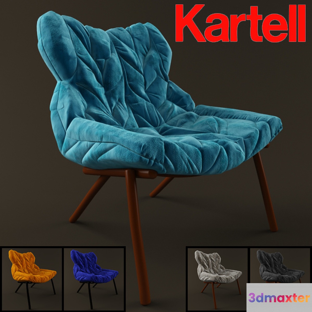 Kartell Foliage Chair 3D Max