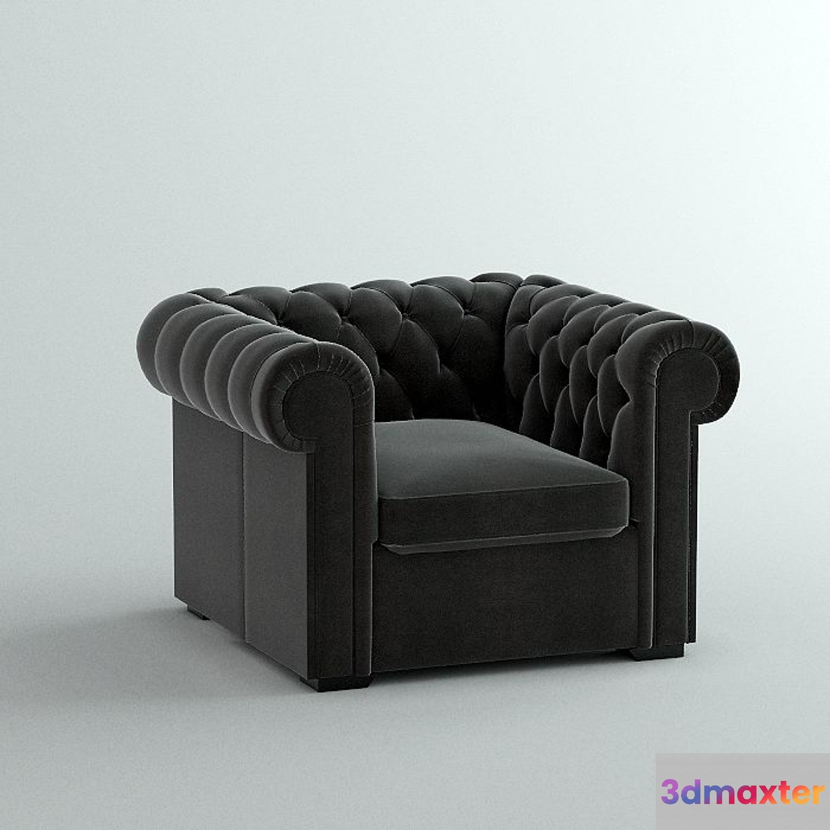 chair - Chesterfield 3D Max