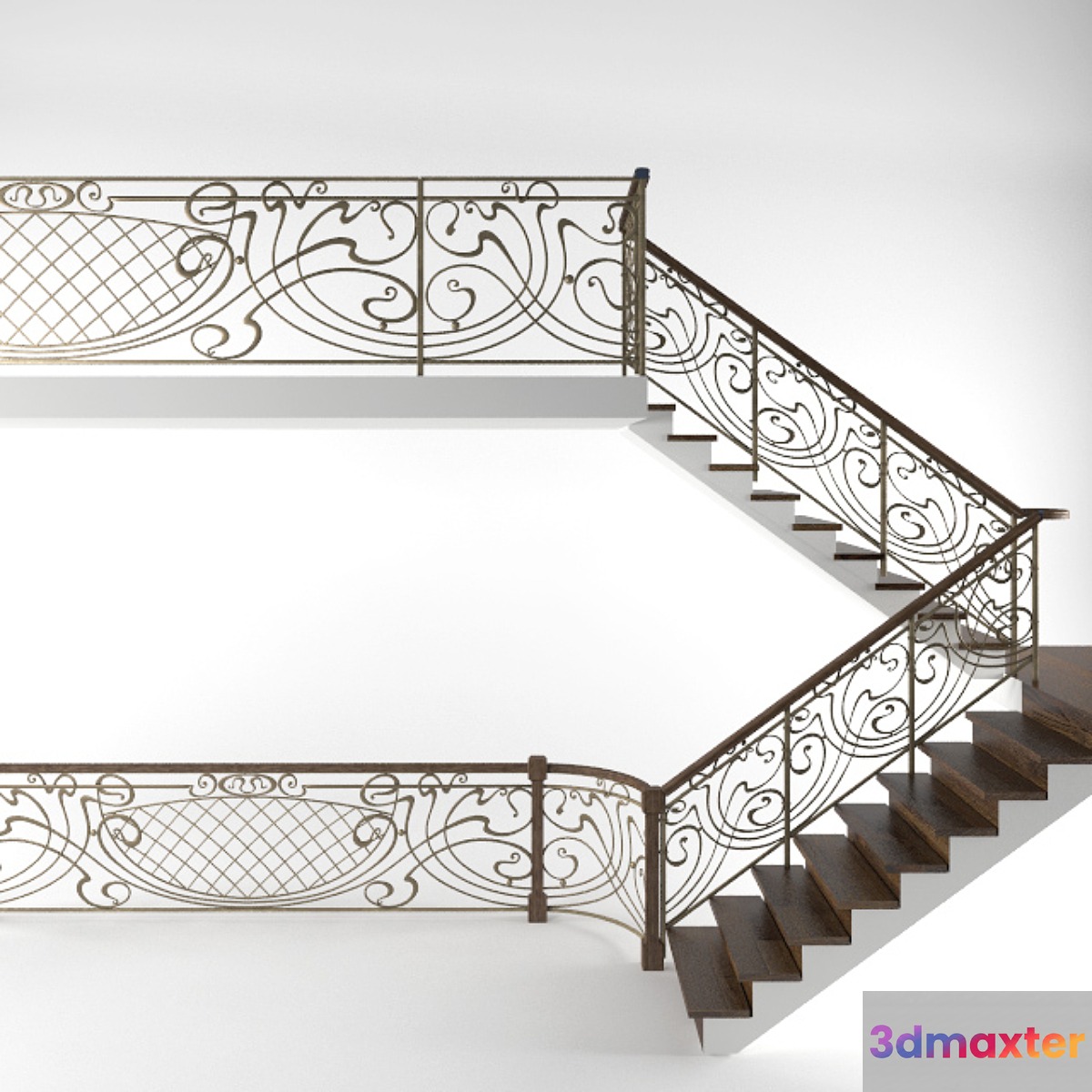 Wrought fence 3D Max