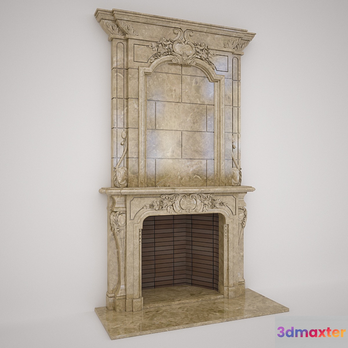 Fireplace 3D Max