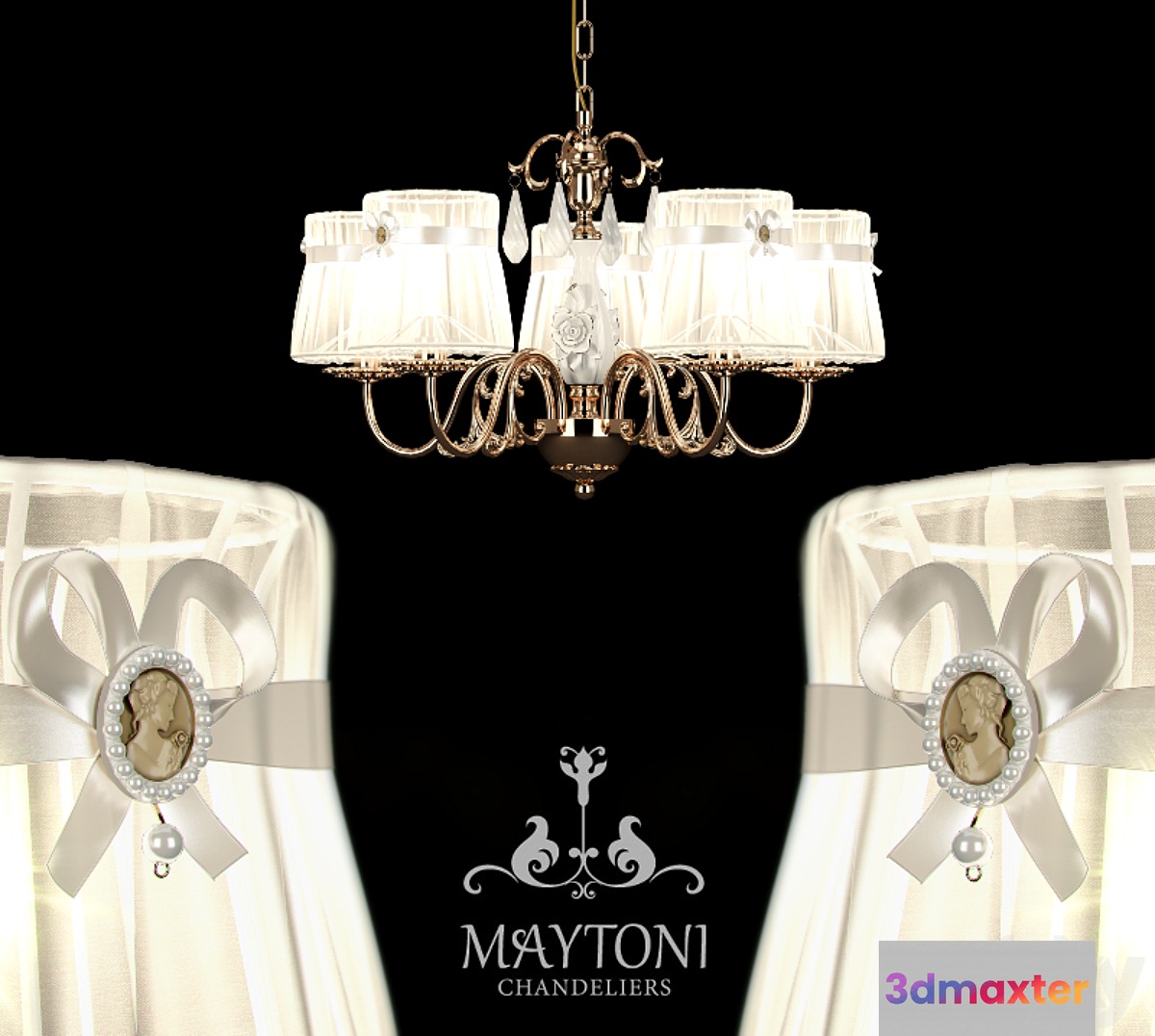Maytoni ARM324-05-G 3D Max