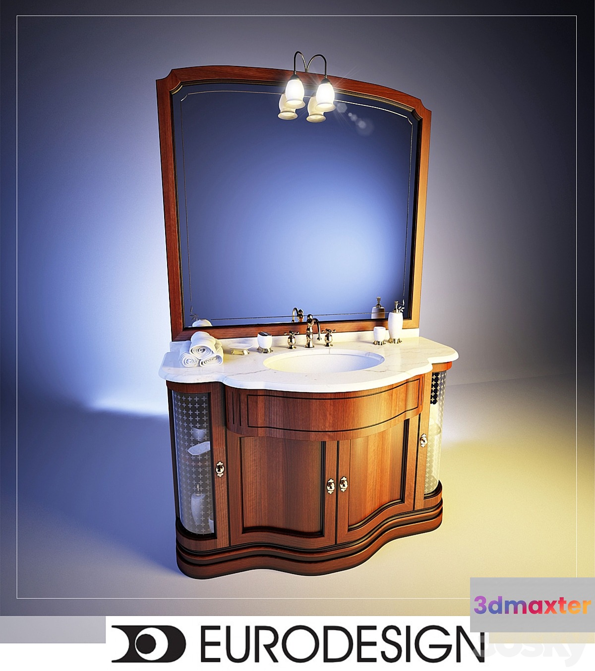 Vanity IL Borgo Comp. Number 2 3D Max