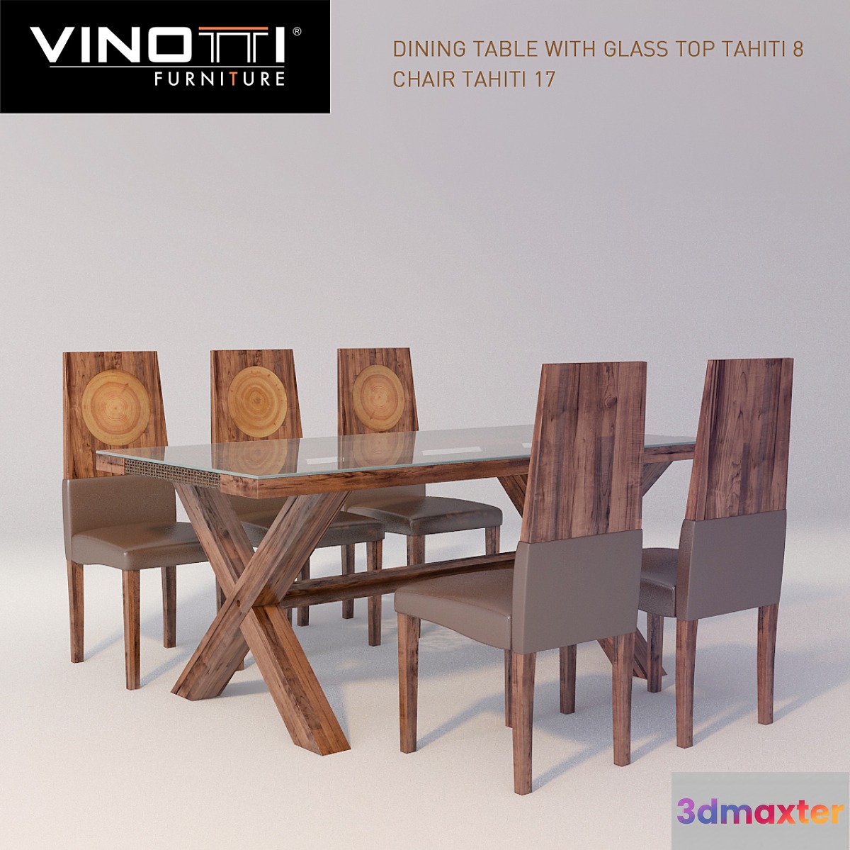 Dining table and chairs Vinotti 