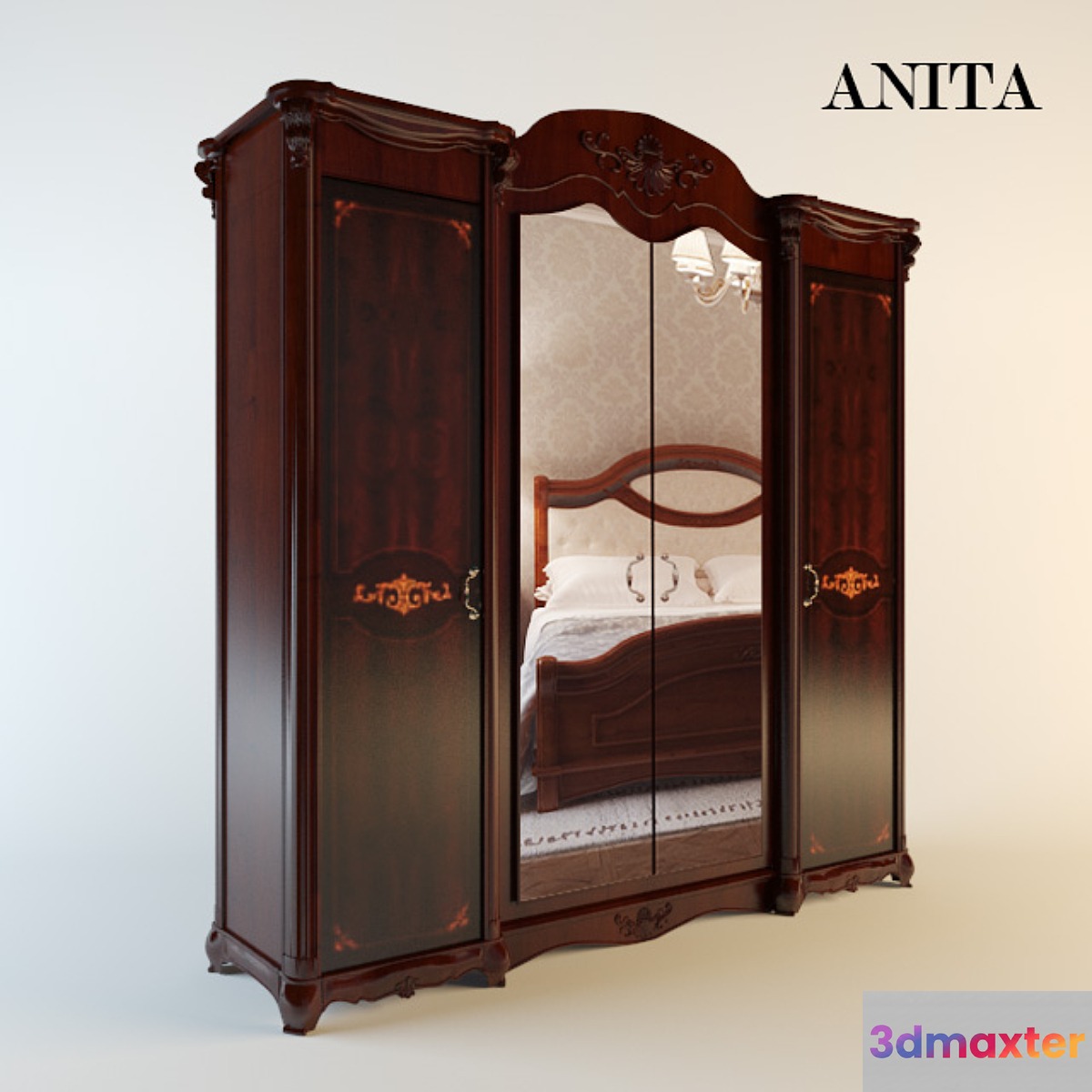 Anita Wardrobe 3D Max