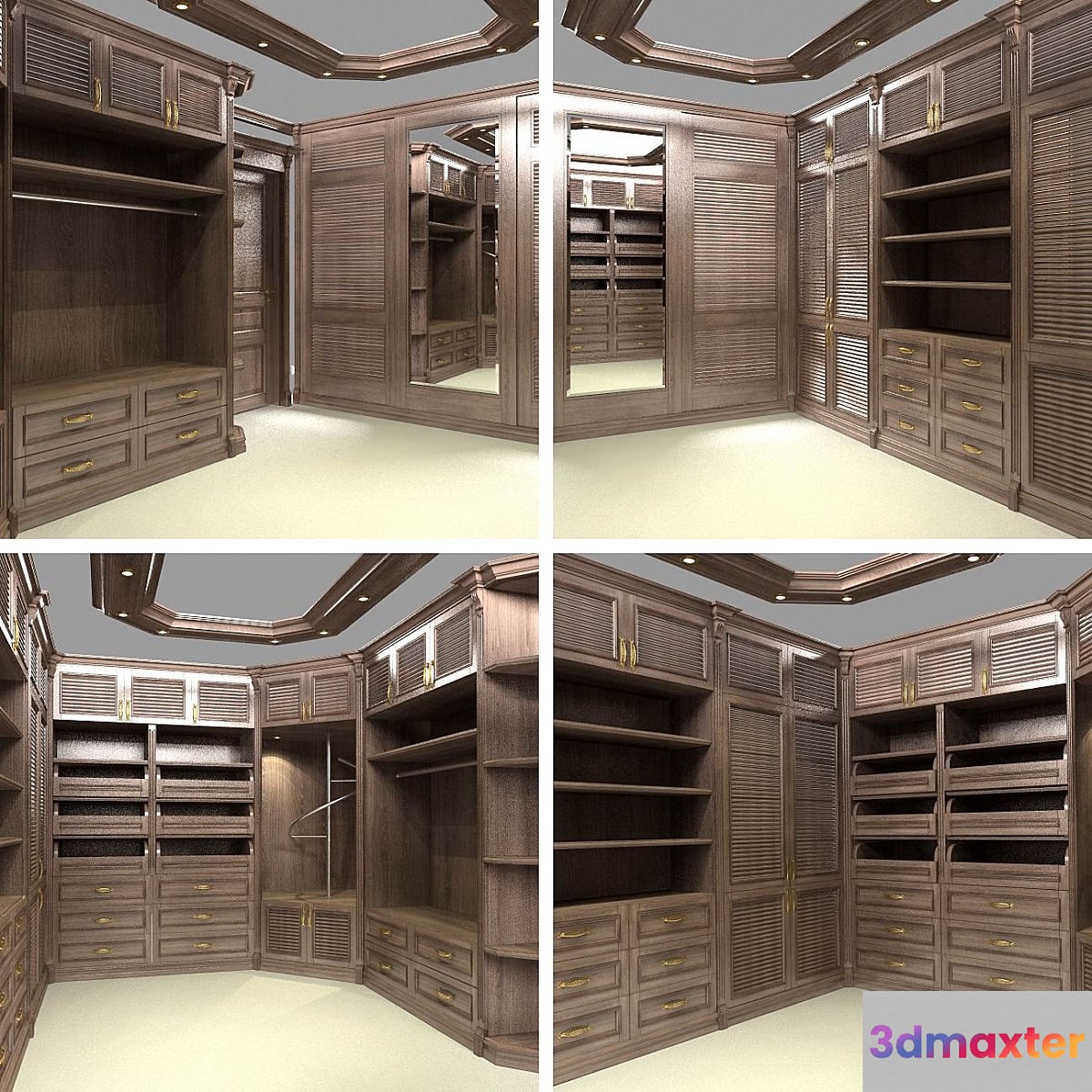Cloakroom 3D Max