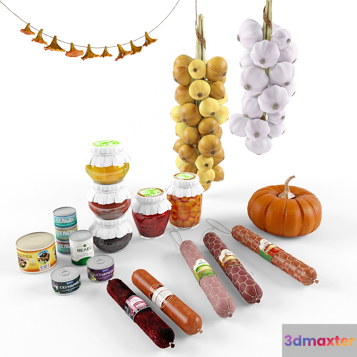 Food set - No.2 3D Max