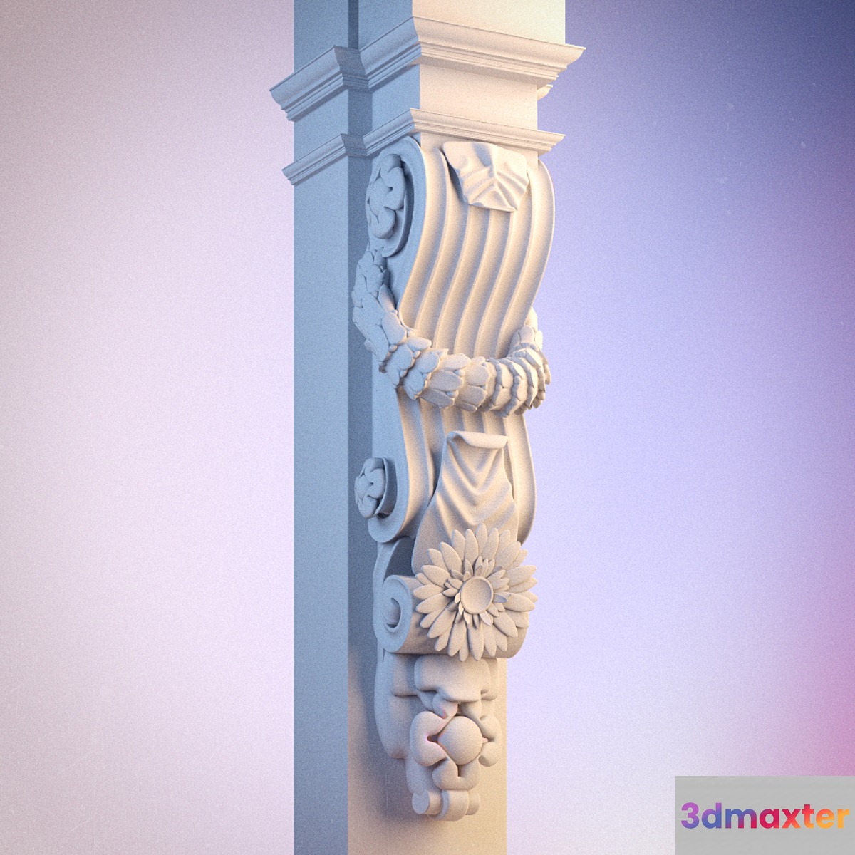 Architectural molded console