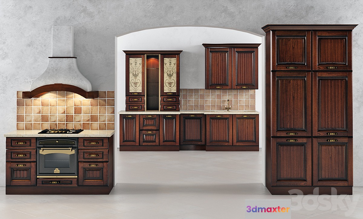 Kitchen PAOLA 3D Max