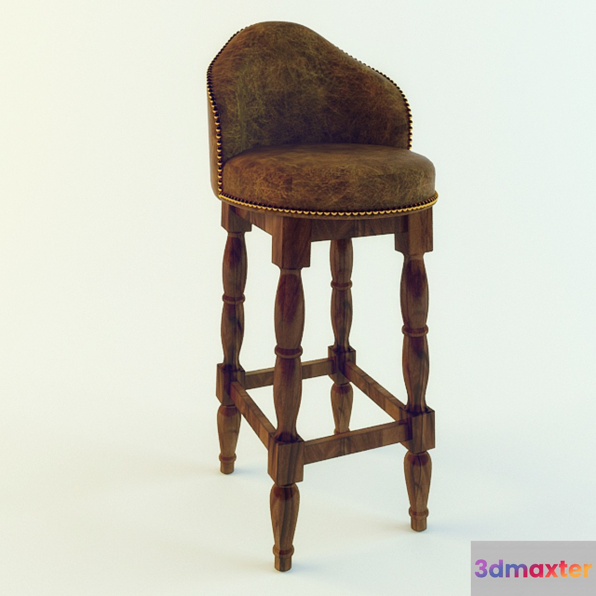 chair bar 3D Max