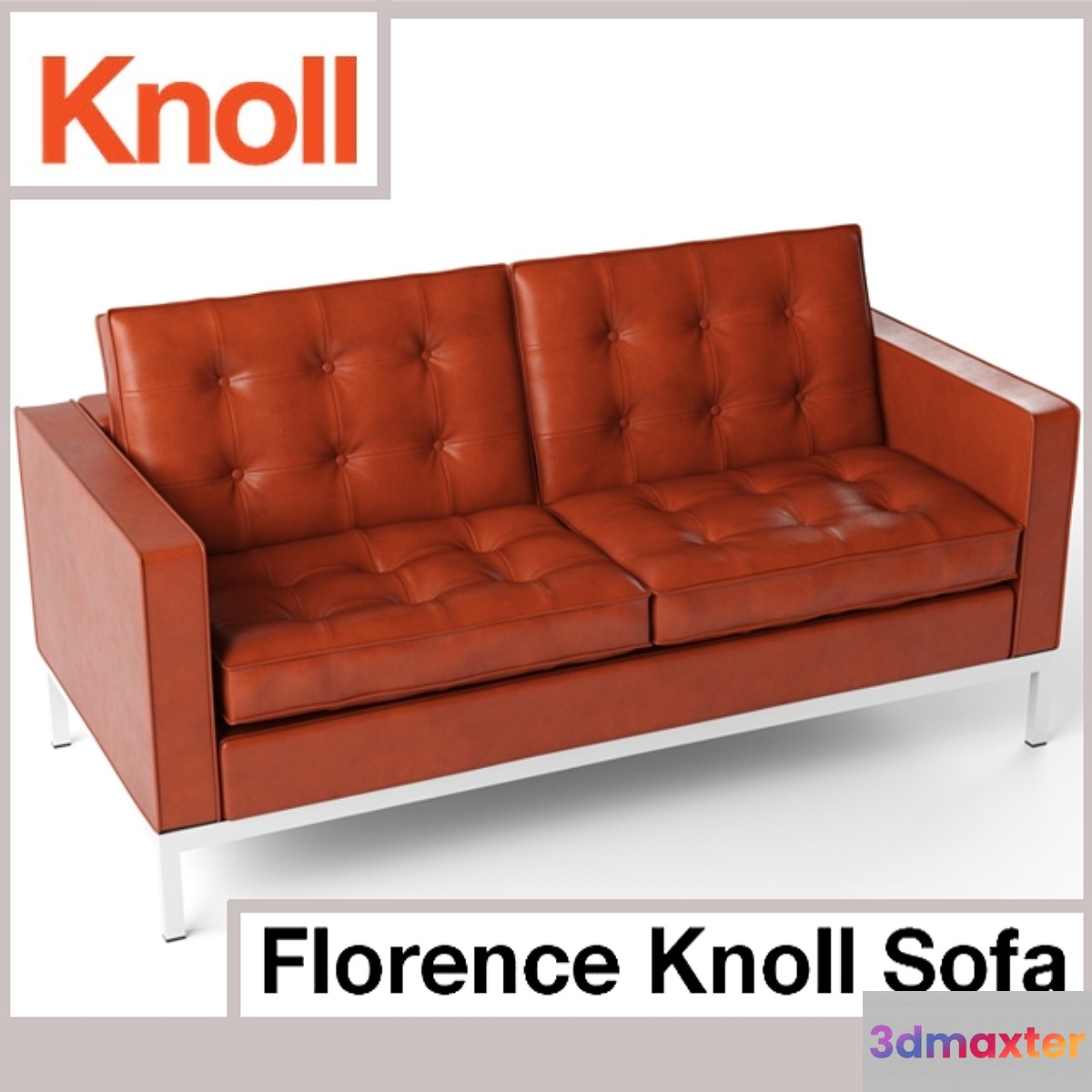 Florence Knoll Sofa (two-seater) 3D Max
