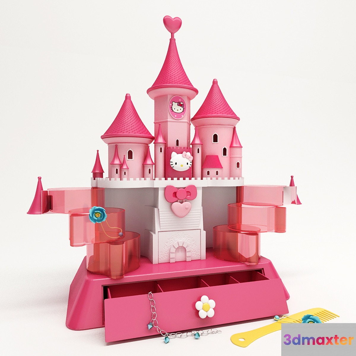 Lock-box Hello Kitty 3D Max