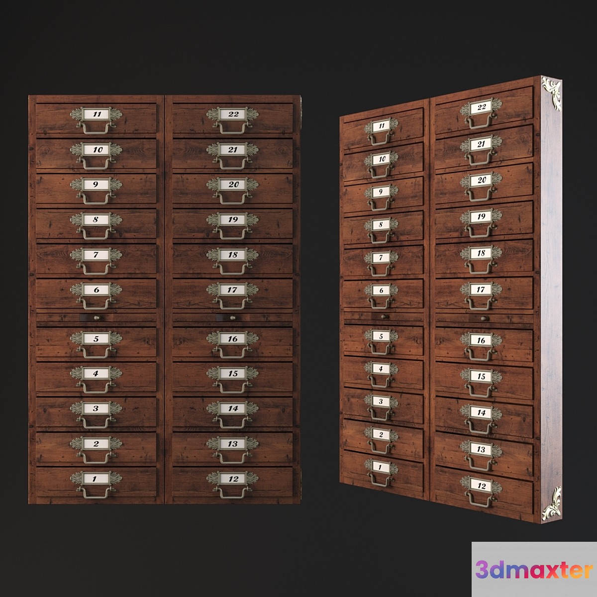 Mailboxes 3D Max