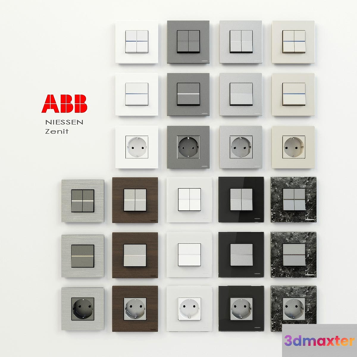 switches ABB Zenit 3D Max