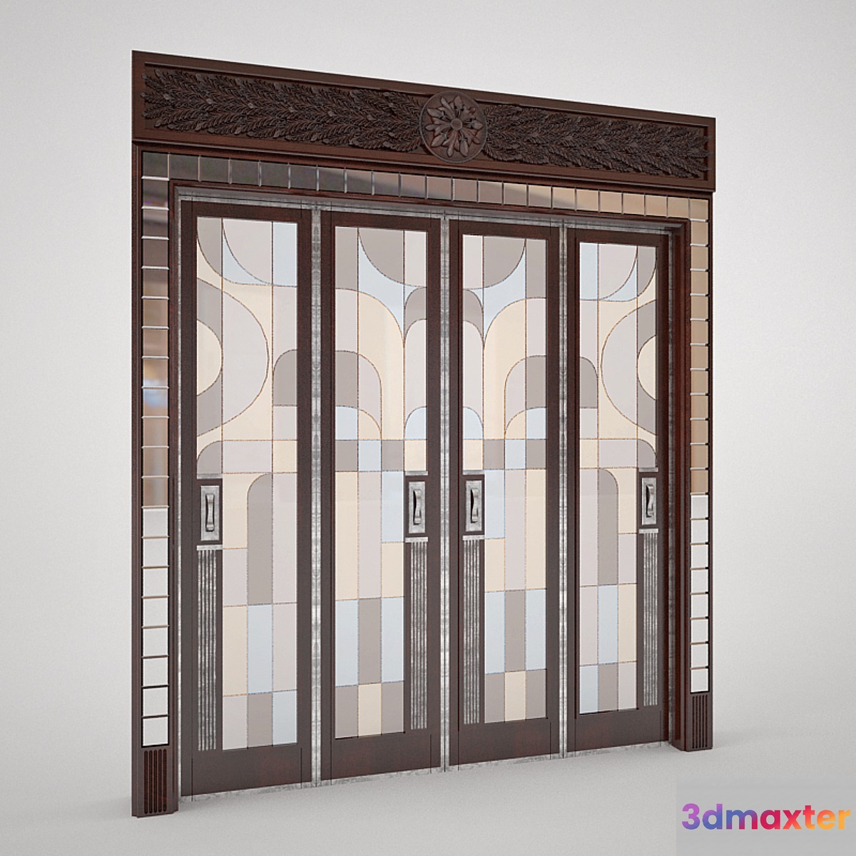 Doors with portal 3D Max