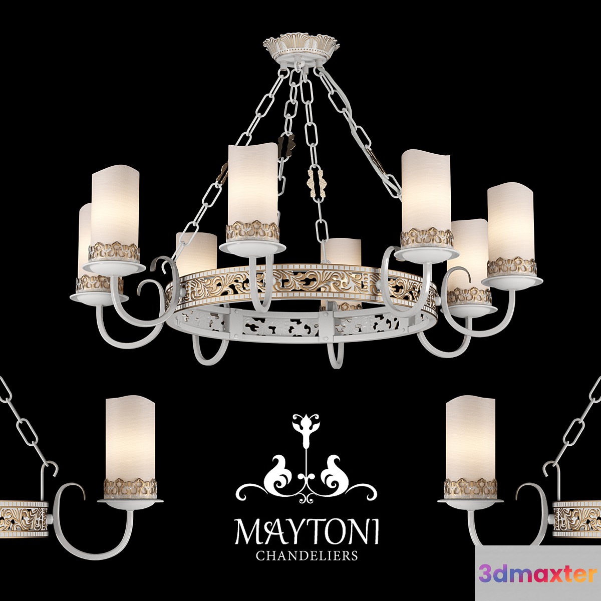Chandelier Maytoni_ARM562-08-W 3D Max
