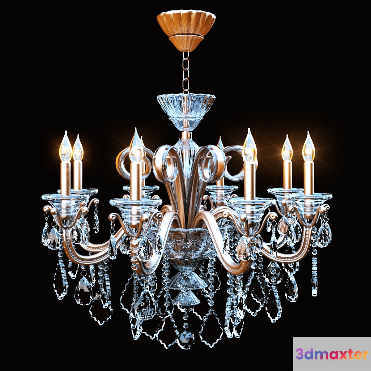 Chandelier _ Lustre LightStar 788084 Lusso 3D Max