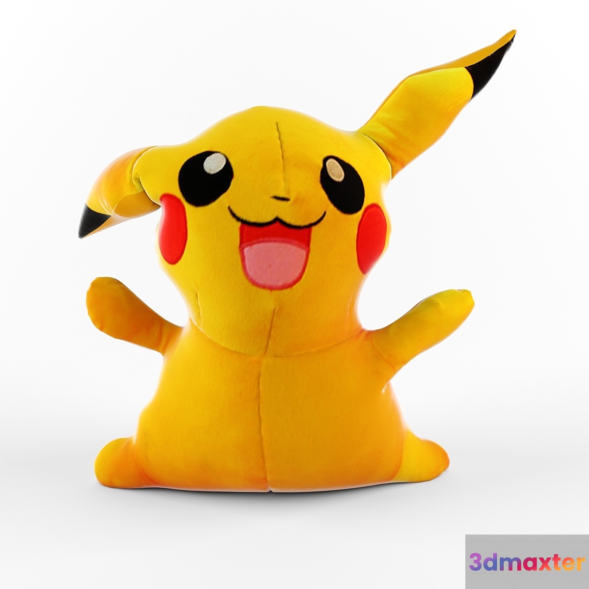 toy pillow Pikachu 3D Max