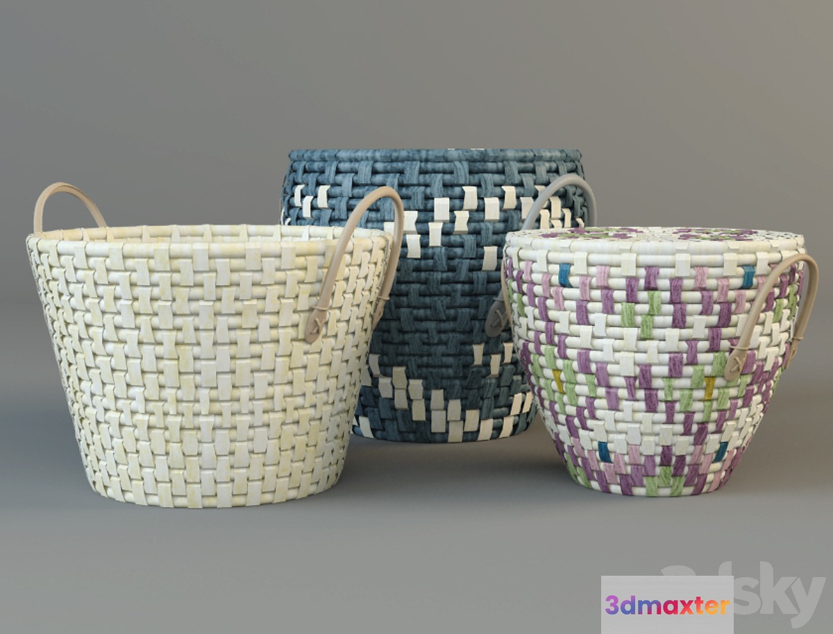Baskets _ ZARA HOME 3D Max