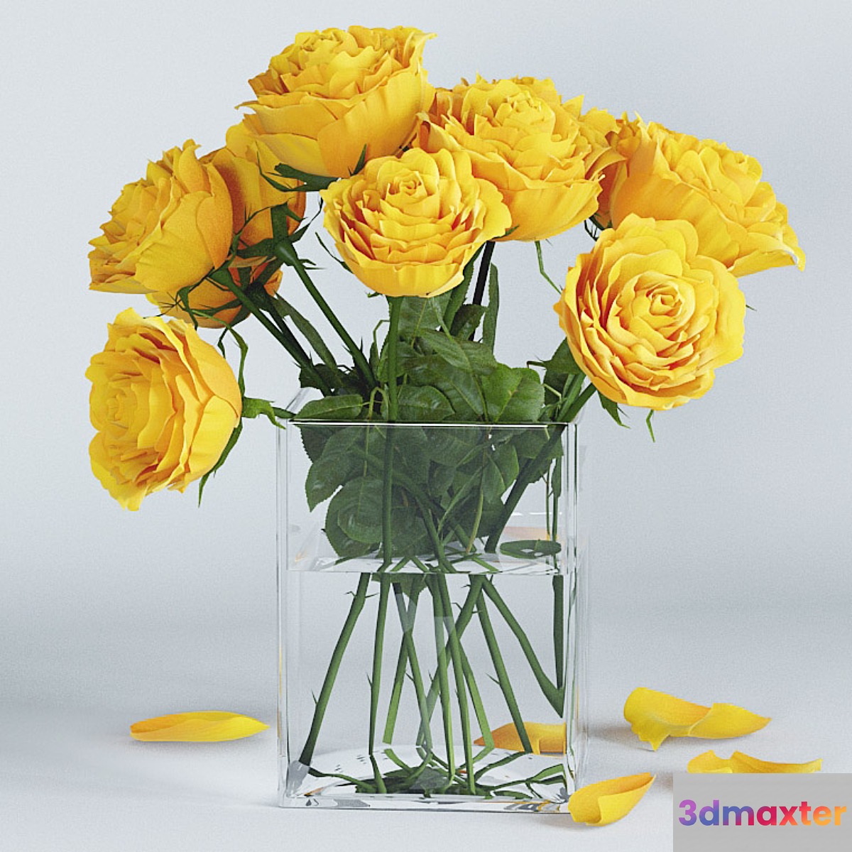 Flowers 2 3D Max