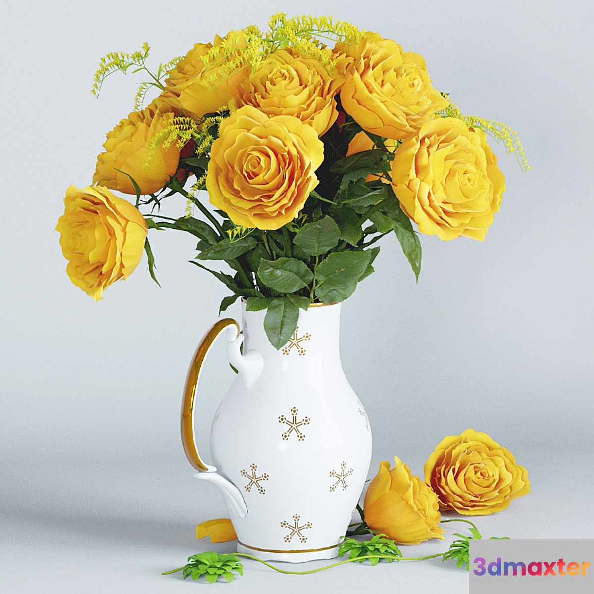 Flowers 1 3D Max