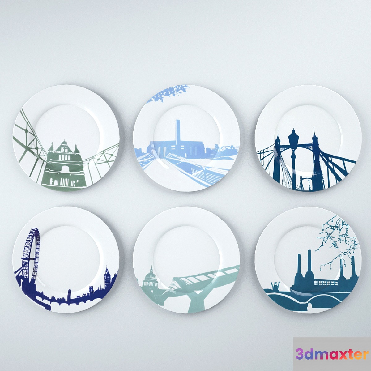 London river series plates