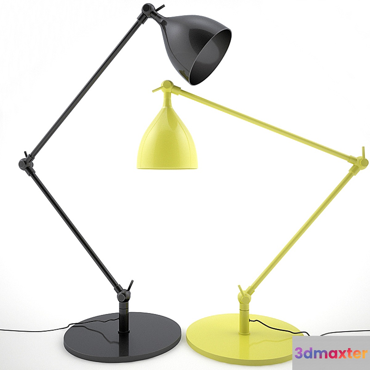 Reading-lamp 3D Max