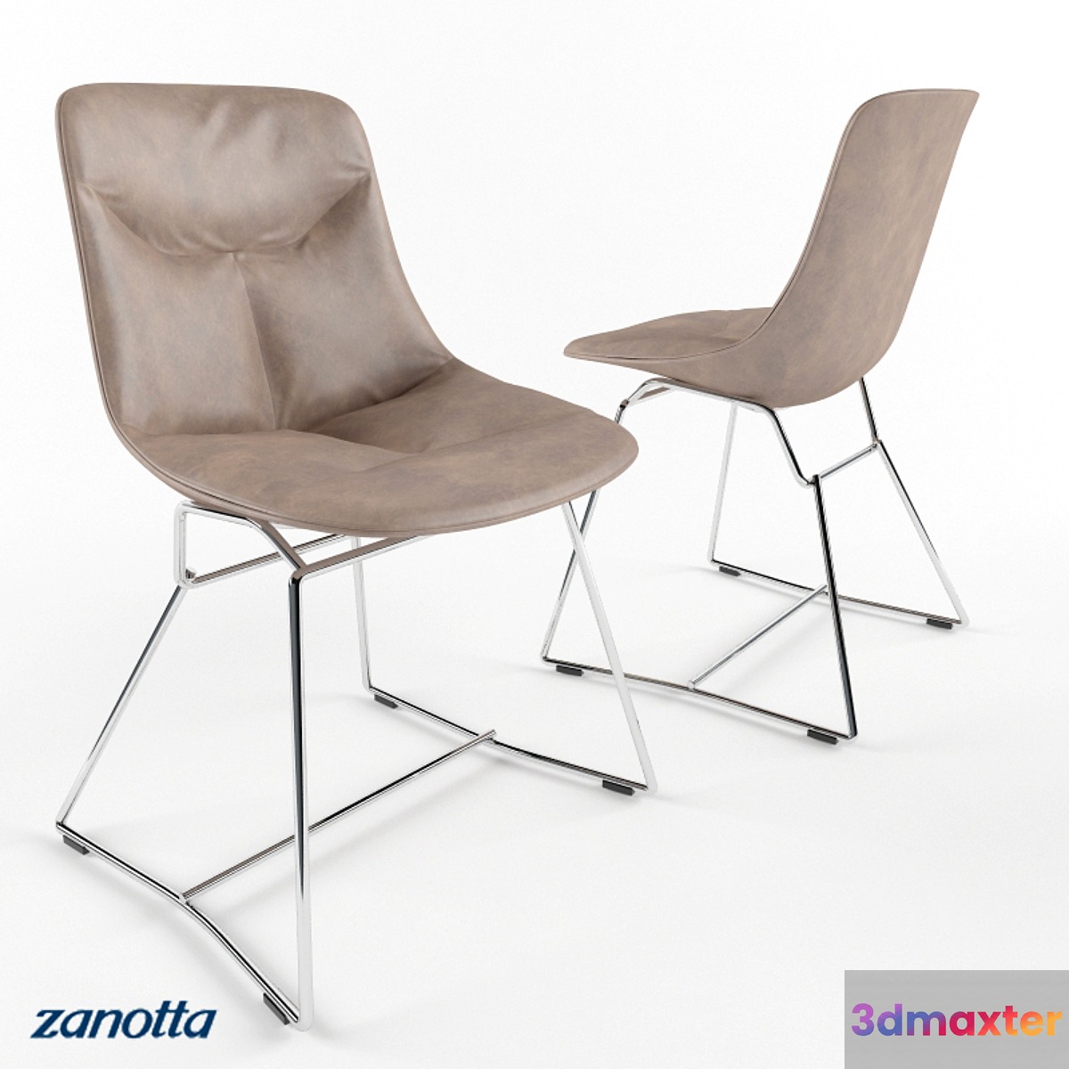 Corina chair factory Zanotta 3D Max
