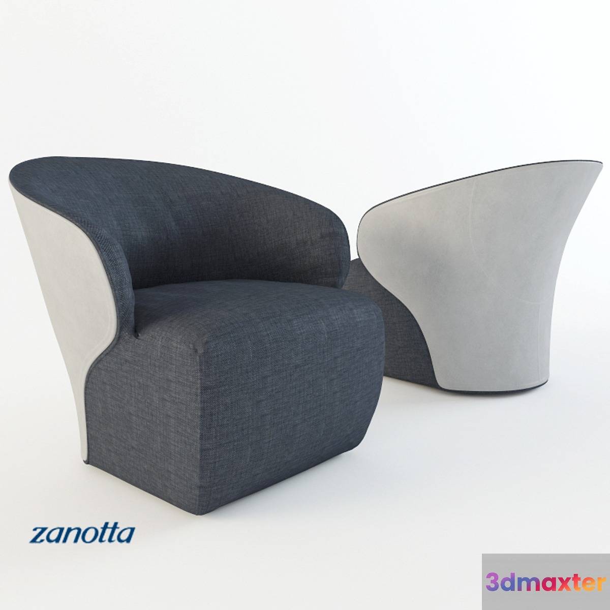 Arom chair factory Zanotta 3D Max