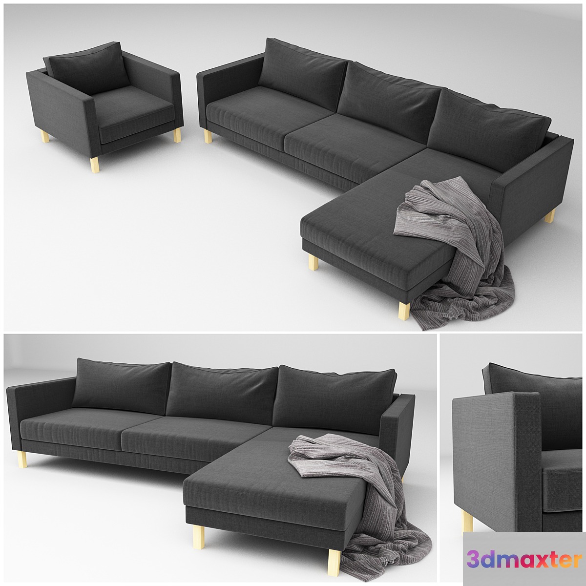 ikea KARLSTAD 3D Max