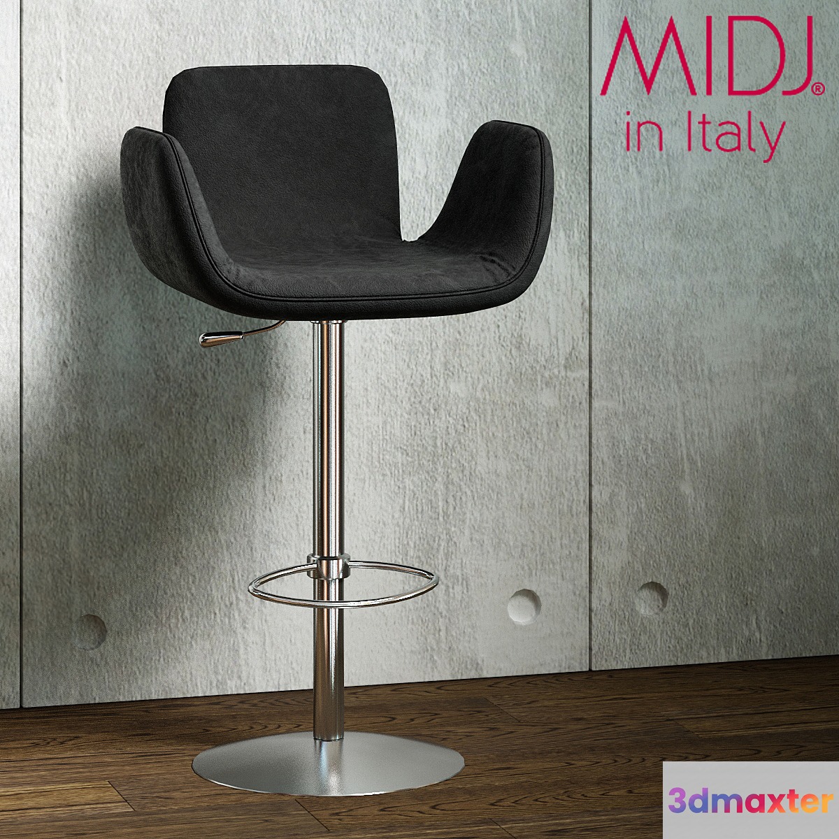 Bar Stool Midj Light SG TS 3D Max