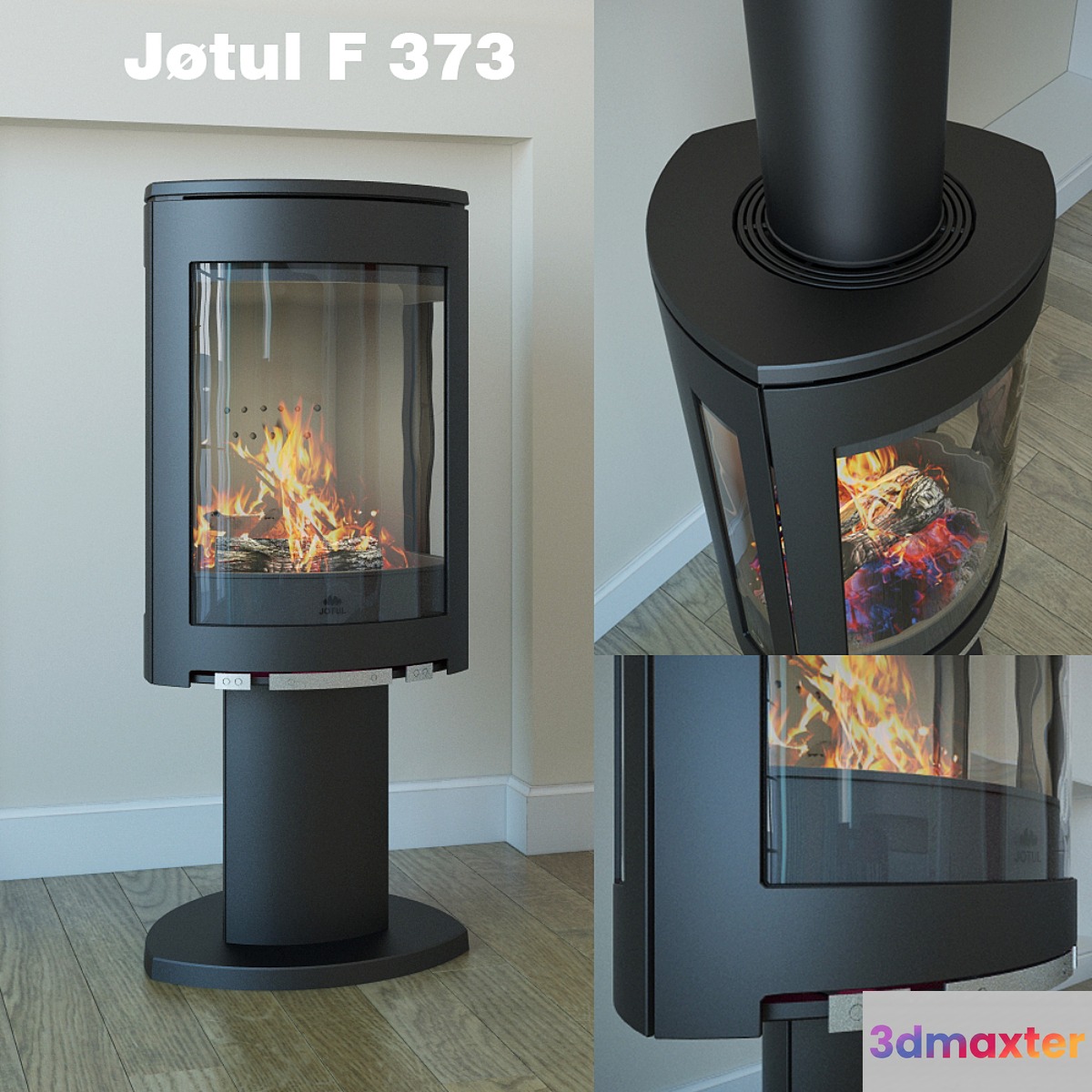 fireplace Jotul F 373 3D Max