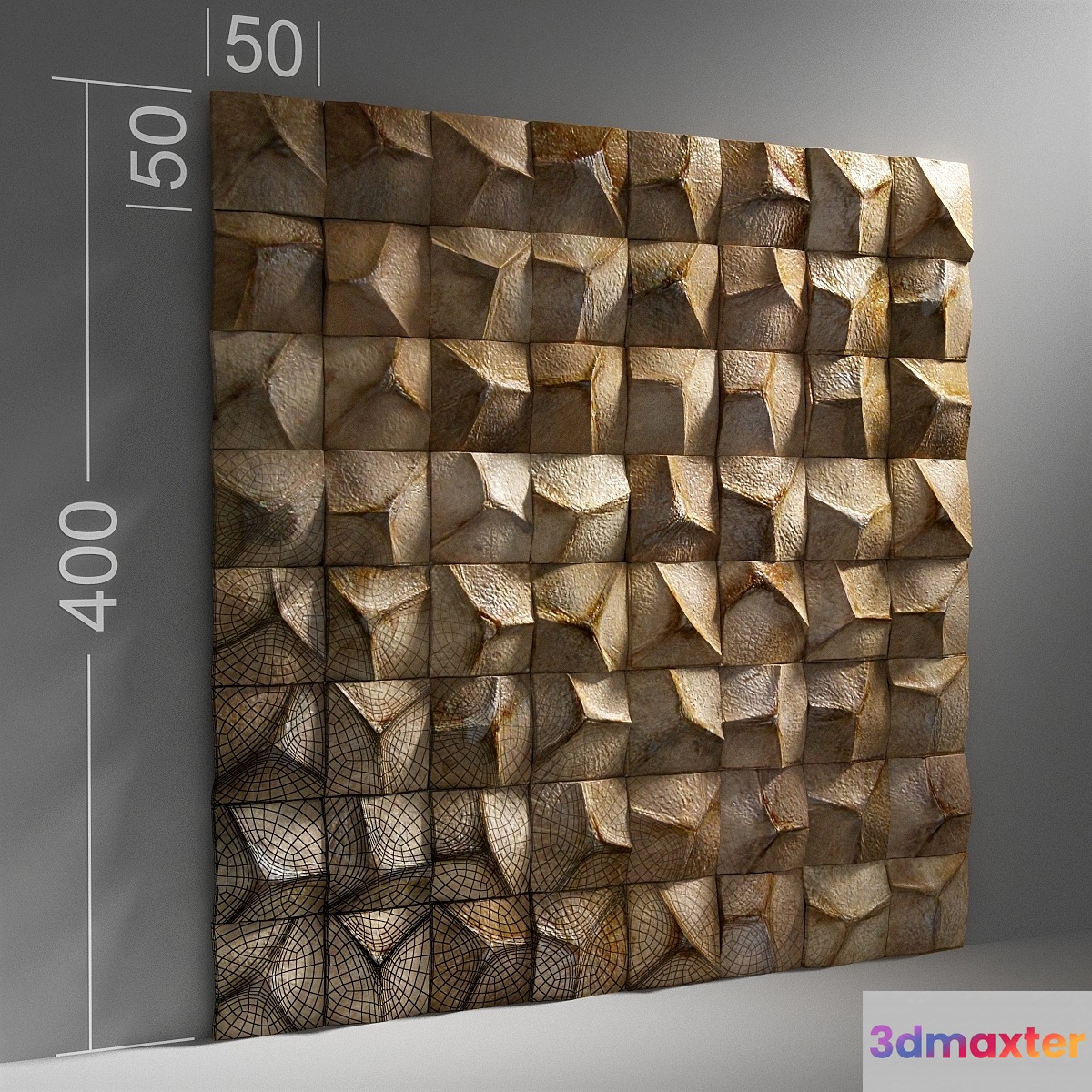 Coconut mosaic 3D Max