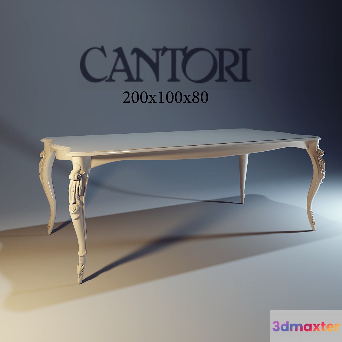 Cantori-table-Gregory madia 3D Max