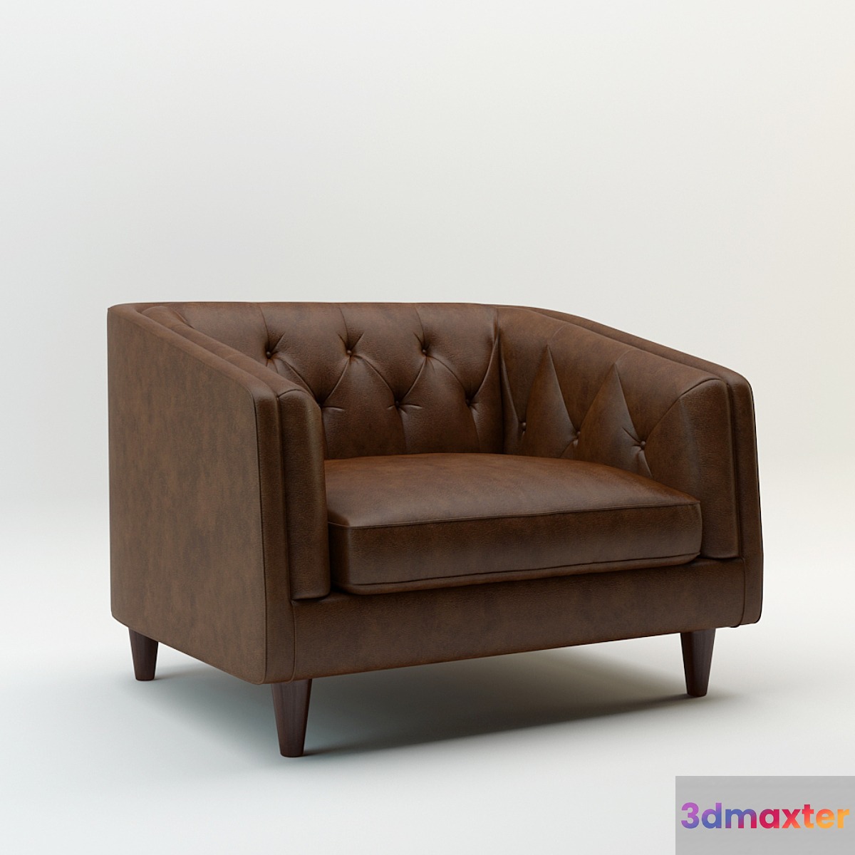 Armchair Loise 3D Max