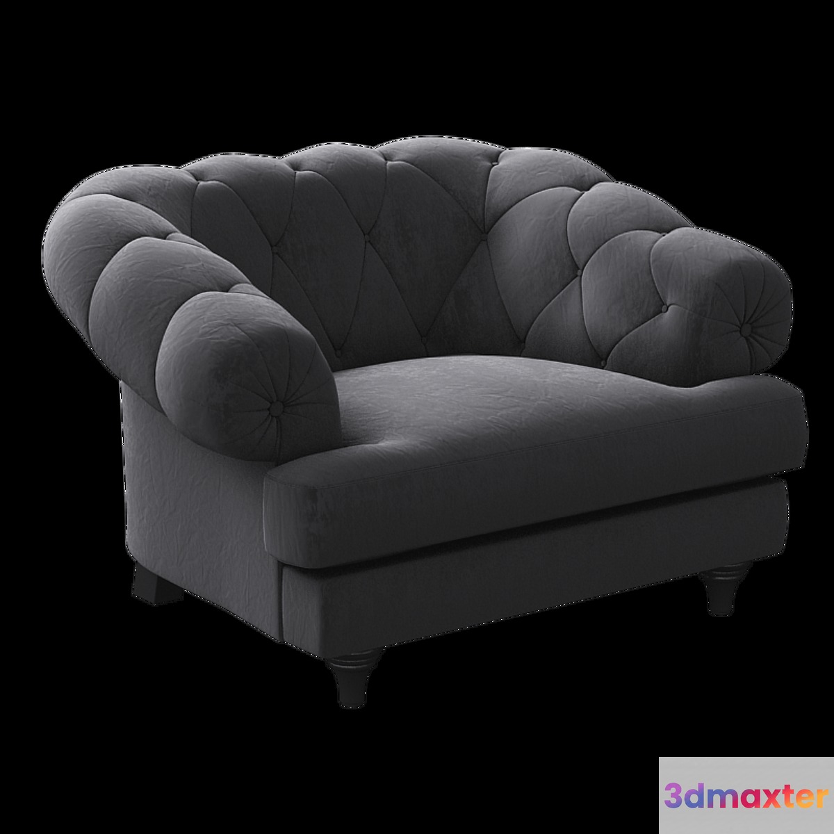 Classic armchair 3D Max