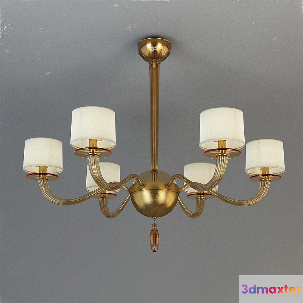 BAKER Barbara Barry BBS08 Chandelier 6 Crow 3D Max