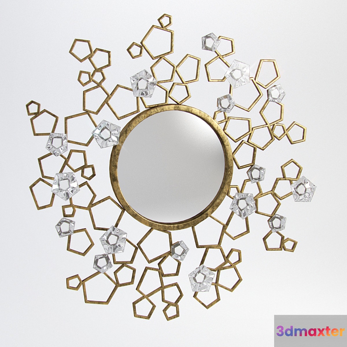 BAKER BLOSSOM 8612 mirror 3D Max
