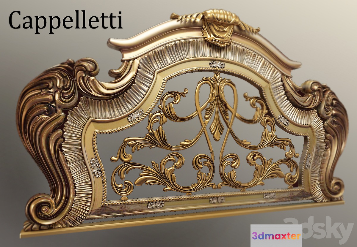 izgolove to bed CAPPELLETTI 3D Max