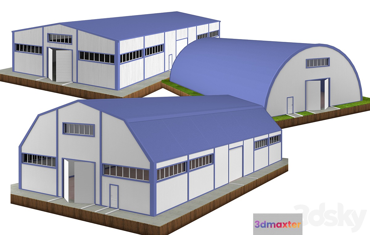 Sheds 3D Max
