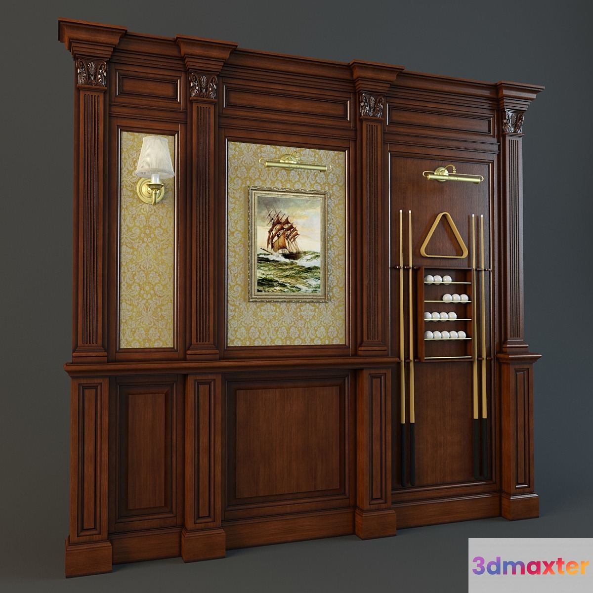 Decorative panels 3D Max