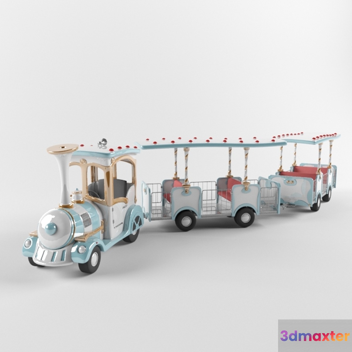 Children's train 3D Max