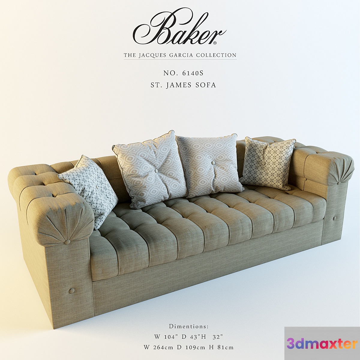 Baker_No. 6140S_ST. JAMES SOFA