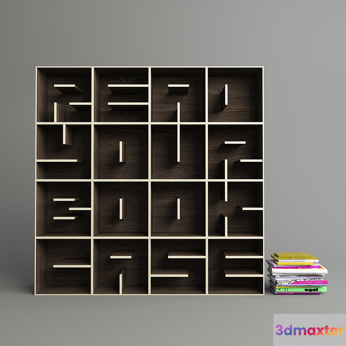 bookshelf Saporiti 3D Max